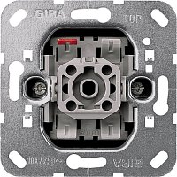 Переключатель без накладки без рамки Gira System55 1-кл. проходной